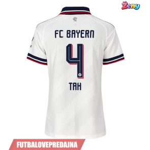 Lacne Ženy Futbalové dres Bayern Munich Jonathan Tah #4 2026-27 Krátky Rukáv - Preč